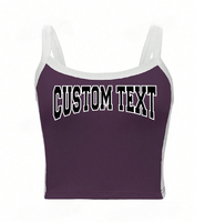 Custom College Varsity Color Block Tank Top