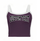 Custom College Varsity Color Block Tank Top