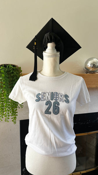 Embroidered Senior Patchwork Tee