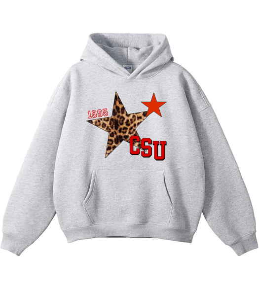 Custom Leopard Star Hoodie