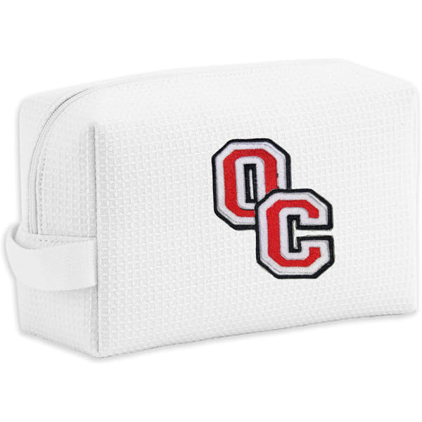 Embroidered Logo Waffle Pouch