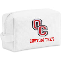 Embroidered Logo Waffle Pouch