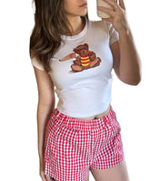 Custom College Teddy Baby Tee