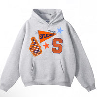 Custom Pennant Embroidered Hoodie