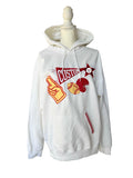 Custom College Pennant Embroidered Hoodie