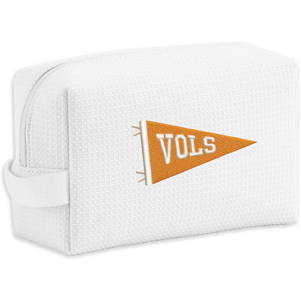 Embroidered Pennant Waffle Pouch