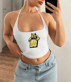 Custom Logo Halter Top