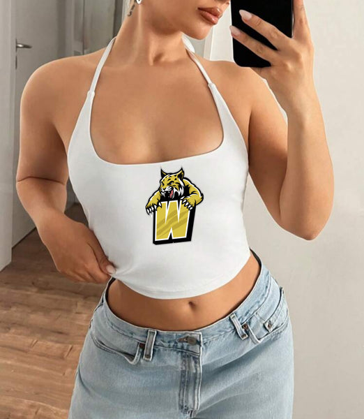 Custom Logo Halter Top