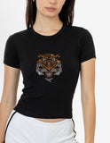 Rhinestone Logo Baby Tee