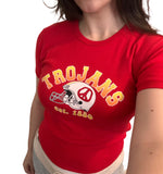 Ombre Football Baby Tee