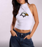 Custom Embroidered Backless Halter with Logo