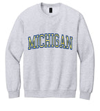 Embroidered Varsity Crewneck