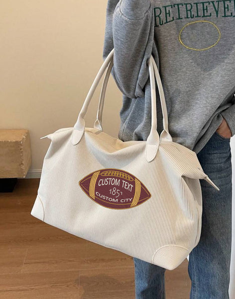 The Embroidered Legacy Corduroy Duffle