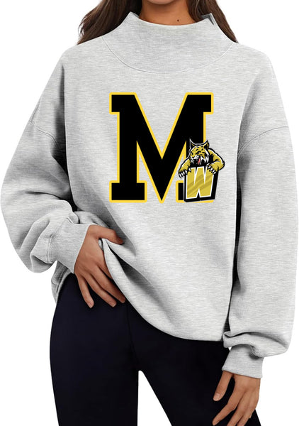 Mascot Mock Neck Sweater