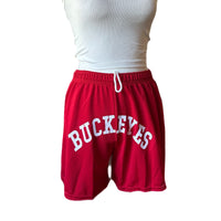 5-Inch Inseam Mesh Baggy Shorts with Text