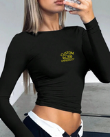 Custom College Established Long Sleeve Top