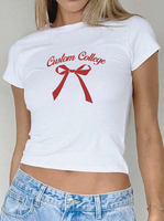 College Ribbon Baby Tee