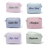 Seersucker Toiletry Bag