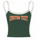 Custom College Varsity Color Block Tank Top