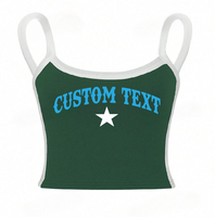 Custom College Western Star Color Block Tank Top