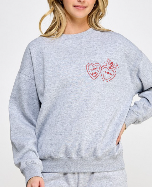 Custom Heart Locket Crewneck