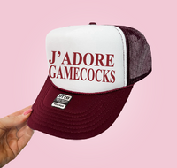 Custom College J'Adore Trucker Hat