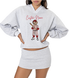 Embroidered Ball Park Sweater