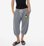 Logo Fleece Cropped Pants