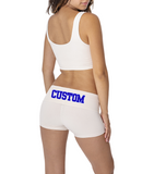 Fold Over Yoga Shorts