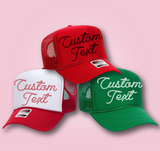 Custom College Cowgirl Trucker Hat