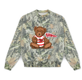 Oversized Teddy Camo Crewneck