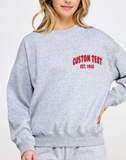 Custom College Angel Crewneck