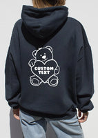 Custom College Bear Heart Hoodie