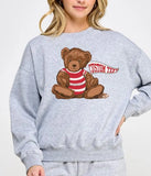 Custom College Teddy Crewneck Sweater