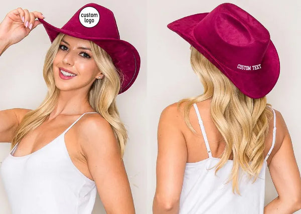 Custom College Logo Cowboy hat Westway Customs