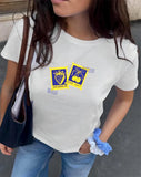 Custom College Postage Stamp tee