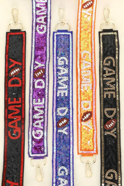 Game Day Sequin Bag Strap