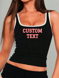 The Color Block Ribbed Tank
