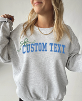 Custom College Varsity Bow Sweater