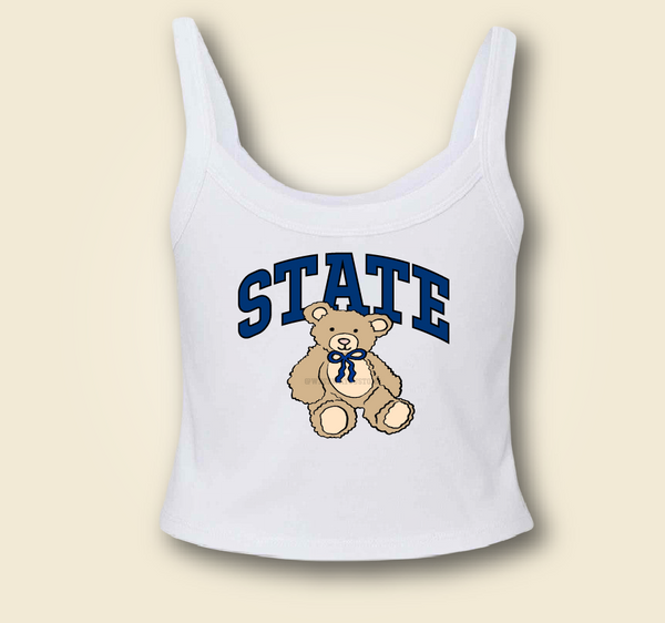 Custom College Sweet Teddy Tank