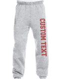 Custom Puffy Logo Collegiate Sweat Pants