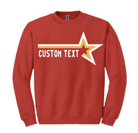 Custom Retro Star Crewneck