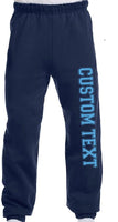 Custom Puffy Logo Collegiate Sweat Pants