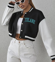 Custom Cropped Varsity Jacket