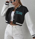 Custom Cropped Varsity Jacket