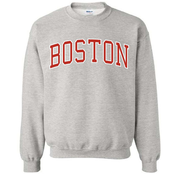 Custom Puffy Logo Collegiate Crewneck