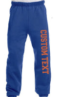 Custom Puffy Logo Collegiate Sweat Pants