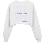 Custom Thank You Bag Cropped Crew Neck