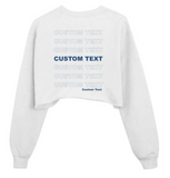 Custom Thank You Bag Cropped Crew Neck