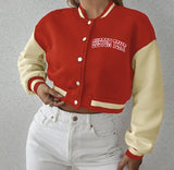 Custom Cropped Varsity Jacket